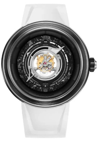 PEACOCK Tourbillon Black Hole - White