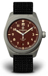FORMEX: FIELD AUTOMATIC AUTOMATIC CHARCOAL 41 MM - RED