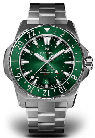 FORMEX: REEF GMT AUTOMATIC CHRONOMETER 300M - Green Dial