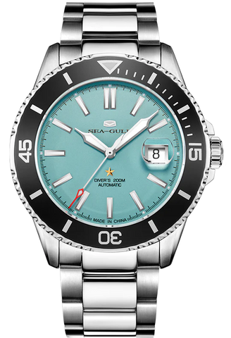 SEAGULL: Ocean Series Matte Dial Diving Watch 44mm