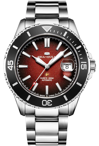 SEAGULL: Ocean Series Matte Dial Diving Watch 44mm
