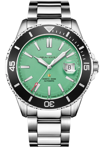 SEAGULL: Ocean Series Matte Dial Diving Watch 44mm