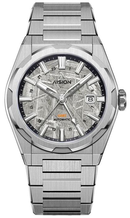 AISION HANG GMT - Raw Meteorite Dial