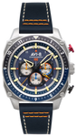 AV-4100-02 (HAWKER HUNTER Atlas Dual Time Chronograph PAVILLION BLUE)
