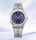 Peacock: Plumage Gaze Guilloché - Imperial Purple Limited Edition of 199 pcs