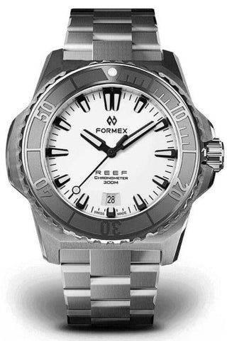 FORMEX: REEF AUTOMATIC CHRONOMETER COSC 300M - SILVER