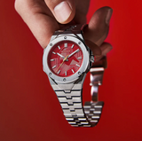 Peacock: Plumage Gaze Guilloché - Year of the Horse (Red) Limited Edition of 99 pcs