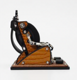 Leather Throne Oak